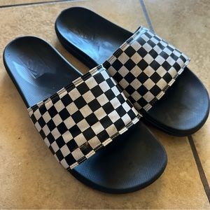 Men Vans Slides. Size 13